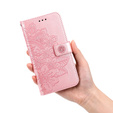 Klopové pouzdro pro Samsung Galaxy A53 5G, Mandala Flower, růžové rose gold