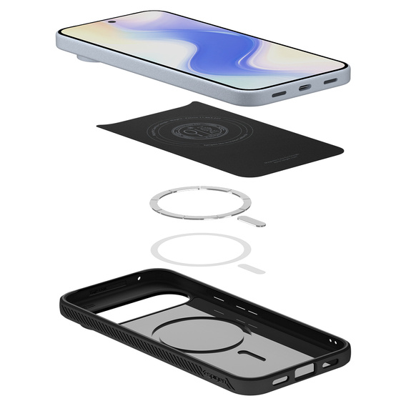 Pouzdro Spigen Liquid Air MagSafe pro Google Pixel 10 Pro XL, matně černé