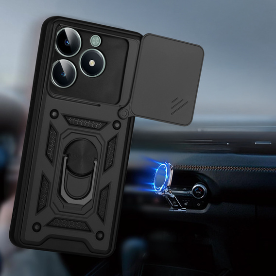 Pouzdro pro Realme C61, CamShield Slide, černé