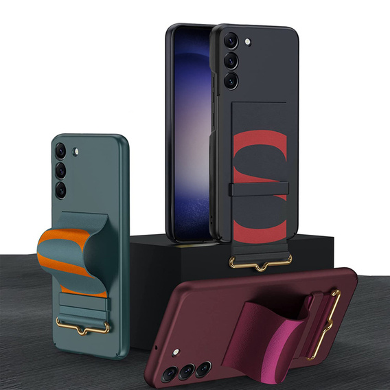 Pouzdro pro Samsung Galaxy S23, GKK Strap Case, zelené