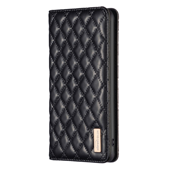 Klopové pouzdro pro Xiaomi Redmi Note 13 Pro 4G / Xiaomi Redmi Note 14S / Xiaomi Poco M6 Pro 4G, Wallet, BINFEN COLOR, černé