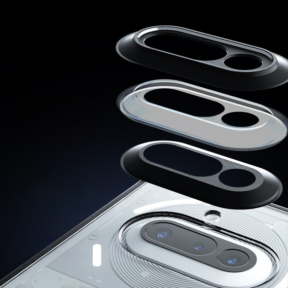 Pouzdro pro Nothing Phone 3A, Fusion Hybrid, průhledné