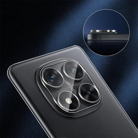 Tvrzené sklo na fotoaparát pro Xiaomi Redmi Note 14 Pro, průhledné