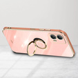 Pouzdro pro Motorola Moto G53 5G, Electro Ring, růžové rose gold