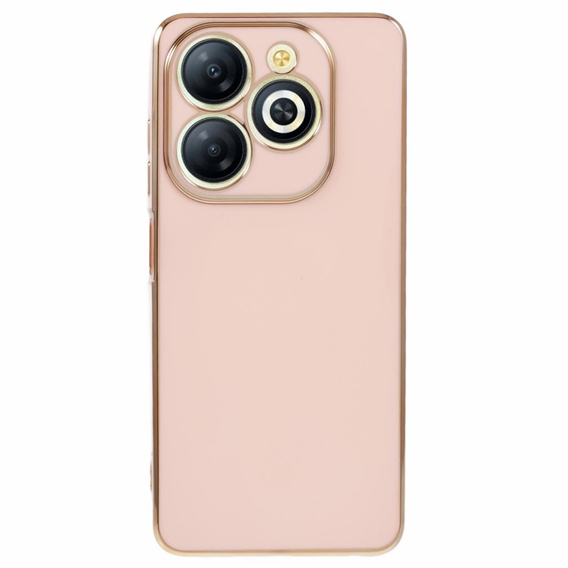 Pouzdro pro Infinix Hot 40i, Glamour CamShield, růžové rose gold