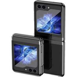 Pouzdro pro Samsung Galaxy Z Flip7 FE / Z Flip6, PC Case, transparentní / černé