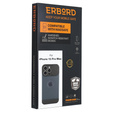 Pouzdro pro iPhone 15 Pro Max, ERBORD MagProtect Slide Camera, titanově modrá