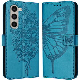 Klopové pouzdro pro Samsung Galaxy Z Fold6 5G, Butterfly, modré