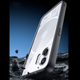 Pouzdro pro Nothing Phone 2, Fusion Hybrid, transparentní / černé