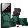 Obrněné pouzdro pro Xiaomi Redmi A3, Magnetic Ring, zelené