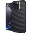Pouzdro pro iPhone 16 Pro, pancéřované Nillkin, Carbon Fiber, pro Magsafe, zlaté