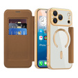 Peněženkové flipové pouzdro MagSafe RFID s ochranou fotoaparátu pro iPhone 17 Pro Max