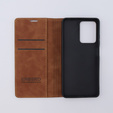 Pouzdro pro Xiaomi Redmi Note 12 5G / Poco X5 5G, ERBORD Vintage peněženka s klopou, hnědé