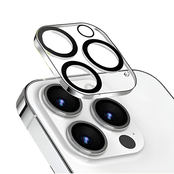 Tvrzené sklo na fotoaparát pro iPhone 16 Pro / 16 Pro Max, průhledné