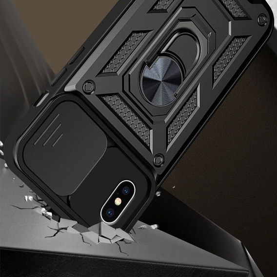Pouzdro pro iPhone XR, CamShield Slide, černé