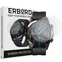 3x ERBORD Hydrogelová fólie pro Huawei Watch GT 2 46mm