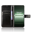 Klopové pouzdro pro OnePlus Nord CE5, Crazy Horse Wallet, černé