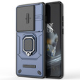 Pouzdro pro OnePlus 12 5G, KickStand Camera Lens, modré