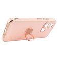 Pouzdro pro Xiaomi Redmi 12C, Electro Ring, růžové rose gold