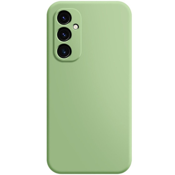 Pouzdro pro Samsung Galaxy A25, Silicone Lite, zelené + 9H sklo