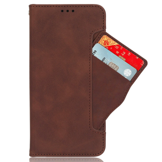 Klopové pouzdro pro Samsung Galaxy A16, Card Slot, hnědé