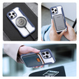 Pouzdro Dux Ducis pro iPhone 16 Pro, Skin X Pro, MagSafe, námořnicky modré