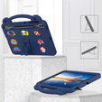 Dětské pouzdro pro Samsung Galaxy Tab S10+ Plus, Cute Patterns, se stojánkem, námořnicky modré