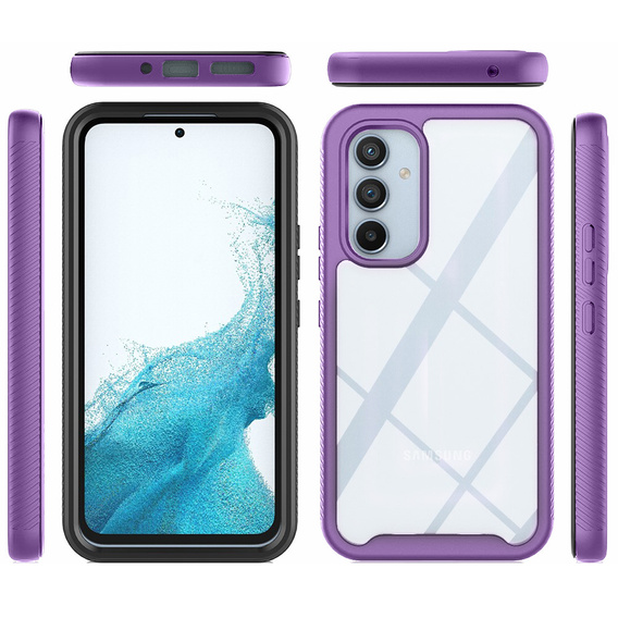 Pouzdro pro Samsung Galaxy A34 5G, Shockproof, s fólií, fialové