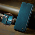Pouzdro CASEME pro Samsung Galaxy M33 5G, Leather Wallet Case, modré