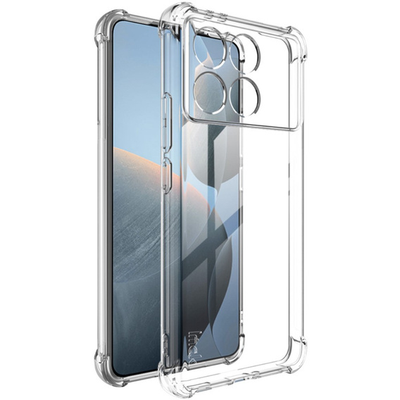 IMAK pouzdro pro Xiaomi Poco F6 Pro, Dropproof, průhledné