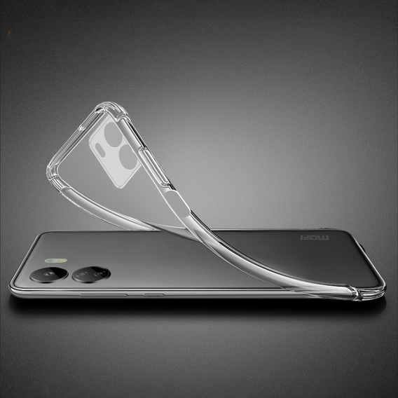 Pouzdro MOFI pro Xiaomi Redmi 13C / Poco C65, tenké, průhledné