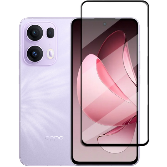 3D tvrzené sklo pro Oppo Reno 13 Pro, černý rámeček