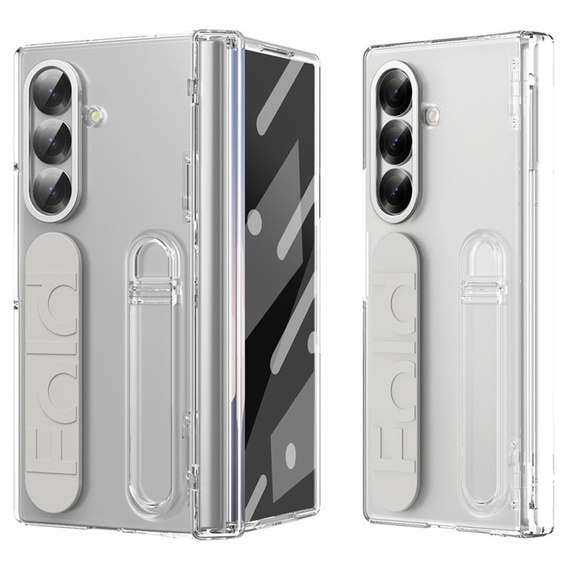 Etui do Samsung Galaxy Z Fold5 5G, z rączką, różowe