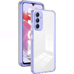 Pouzdro pro Samsung Galaxy M34 5G, Fusion Hybrid, transparentní / fialové