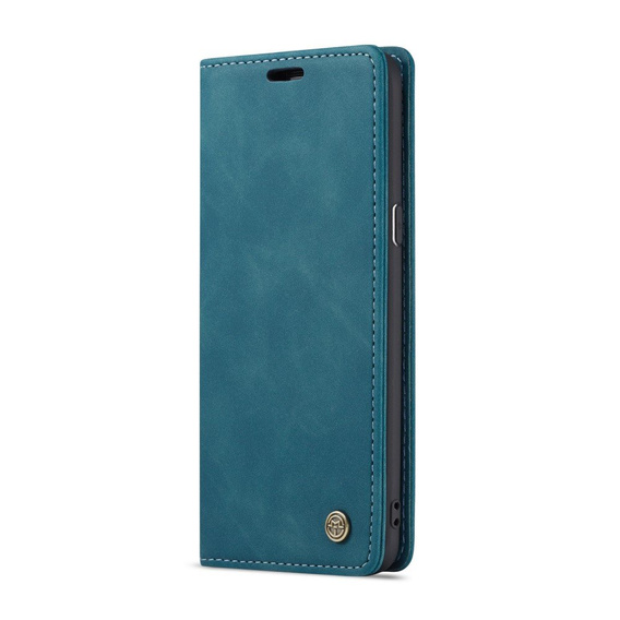 Pouzdro CASEME pro Samsung Galaxy S9 Plus, Leather Wallet Case, modré