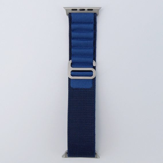 Nylonový řemínek pro Apple Watch 1/2/3/4/5/6/7/8/SE/ULTRA 42/44/45/49 mm, námořnicky modrý