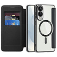 Klopové pouzdro pro Samsung Galaxy S25 Edge, RFID Wallet MagSafe CamShield, černé