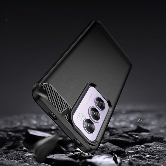 Pouzdro pro Oppo Reno 12, Carbon, černé