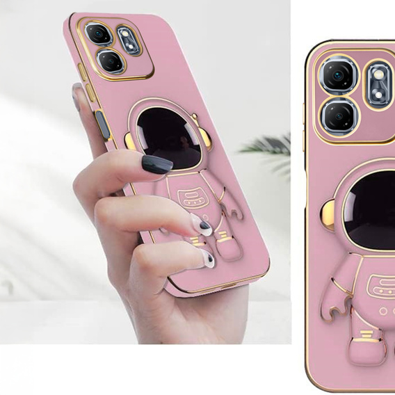 Pouzdro pro Infinix Hot 50i 4G, Astronaut, fialové
