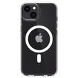 Pouzdro MagSafe Spigen pro iPhone 13 Mini, Ultra Hybrid, bílé + 9H tvrzené sklo