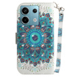 Klopové pouzdro pro Xiaomi Redmi Note 13 Pro 5G, Wallet, Mandala Flower