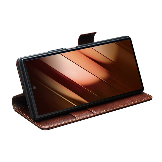 Kožené peněženkové pouzdro s funkcí stojánku pro Samsung Galaxy Z Fold7