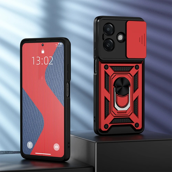 Pouzdro pro Oppo A40 / Oppo A40m, CamShield Slide, červené