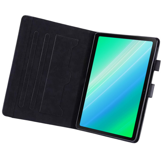 Pouzdro pro iPad 10.2" 2021/2020/2019 (9/8/7 gen.), s klopou, animal, černé