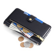 Klopové pouzdro pro Motorola Moto G04 / G24 / G24 Power, Wallet Zipper Pocket, černé
