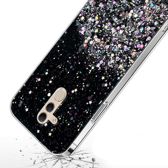 Pouzdro pro Huawei Mate 20 Lite, Glittery, černé