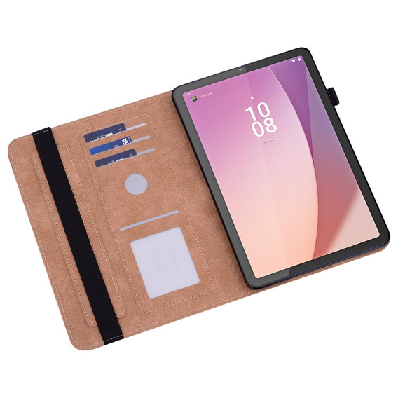 Pouzdro pro Lenovo Tab M9, Classic, s prostorem pro stylus, modré
