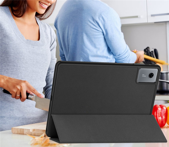 Pouzdro pro Lenovo Idea Tab 11" 2025 TB336FU TB336ZU, stojánek, Smartcase s držákem stylusu, černé