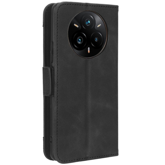 Klopové pouzdro pro Realme 14 Pro+ 5G, Card Slot, černé