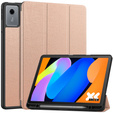 Pouzdro pro Lenovo Idea Tab 11" 2025 TB336FU TB336ZU, stojánek, Smartcase s držákem stylusu, růžově zlaté
